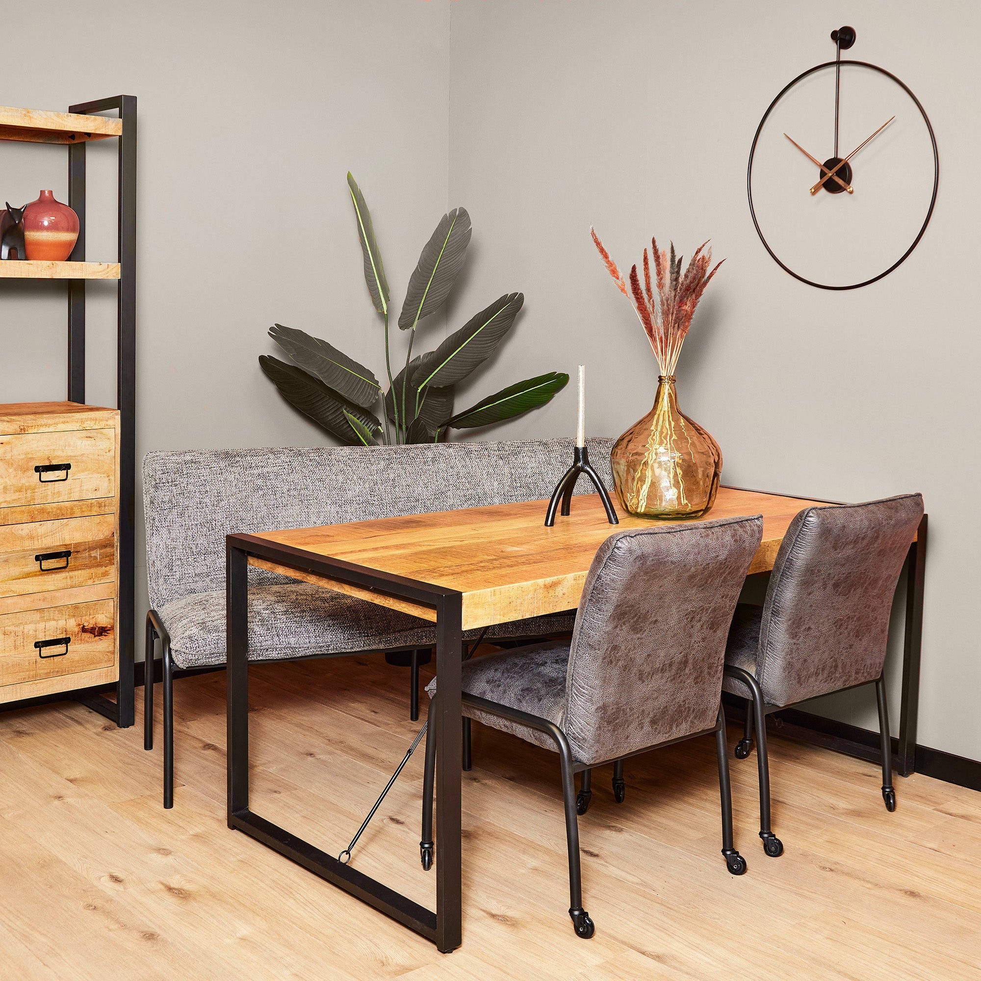 Eettafel Boaz | 180 cm - Industrieelinhuis.nl