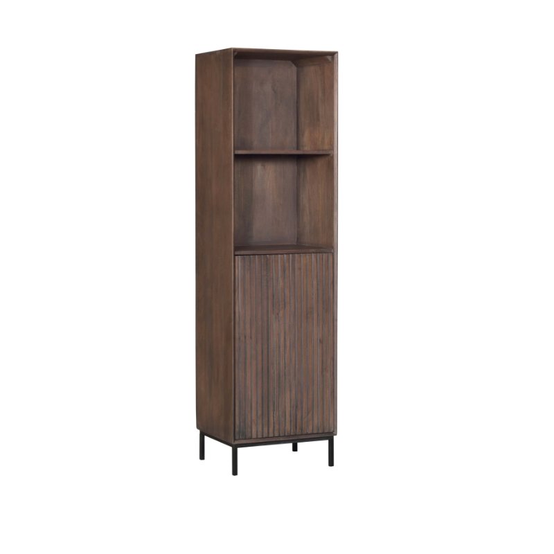 Boekenkast Madison Walnoot | 55 cm - Industrieelinhuis.nl