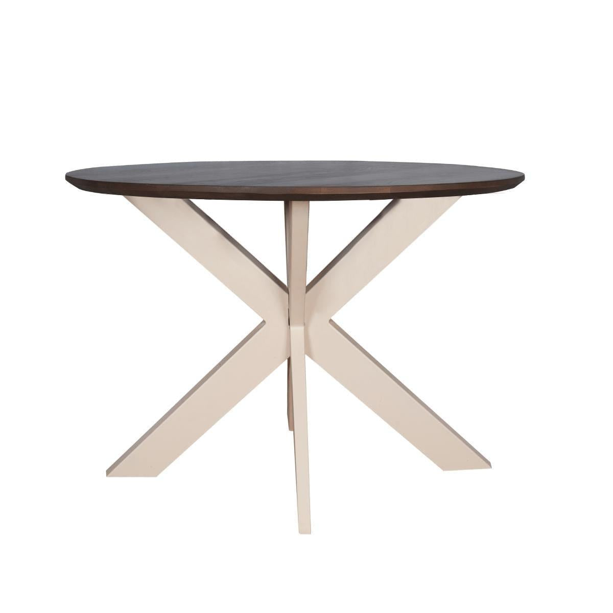 Eettafel Madison Walnut 110 cm - Industrieelinhuis.nl