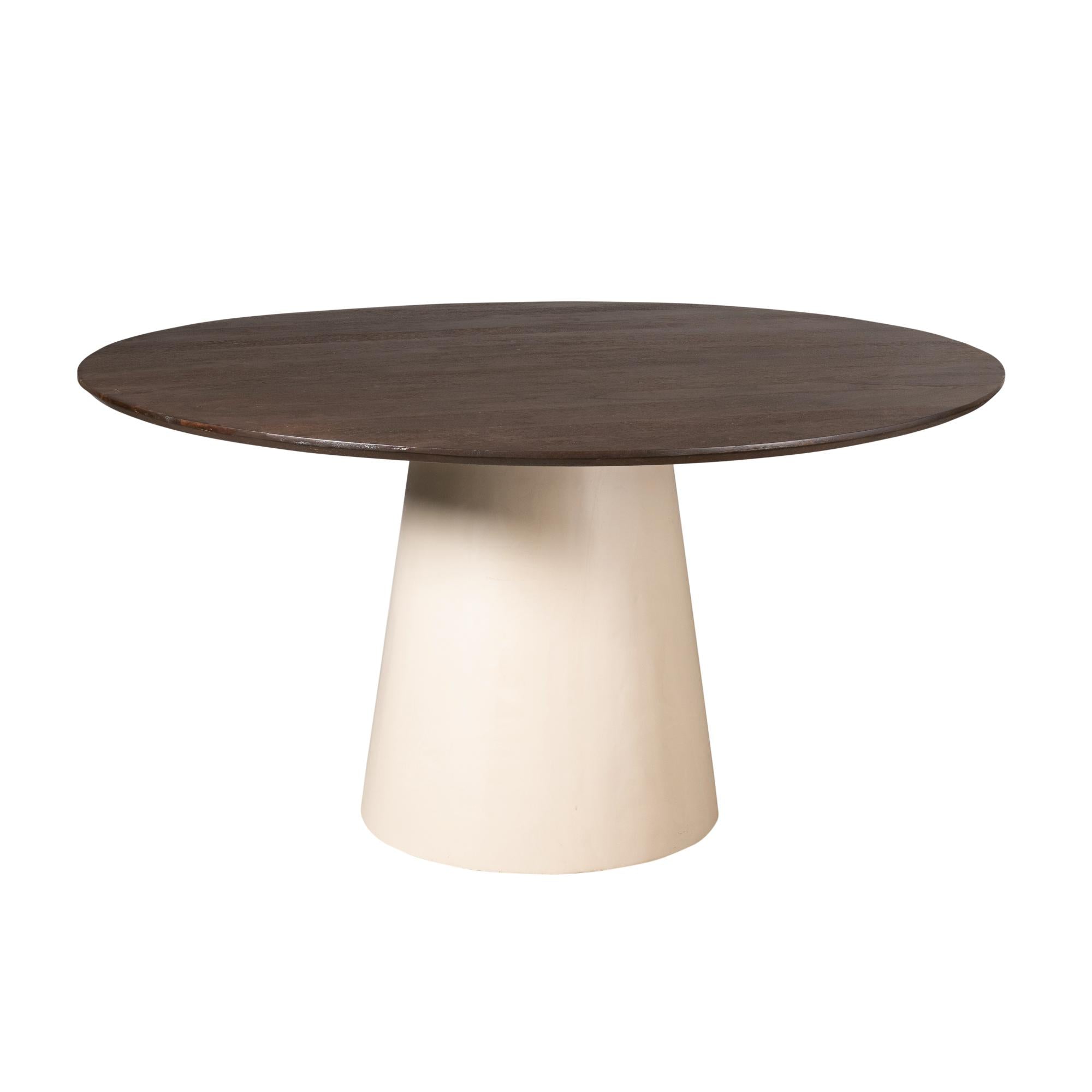 Eettafel Madison Brown | 130 cm - Industrieelinhuis.nl