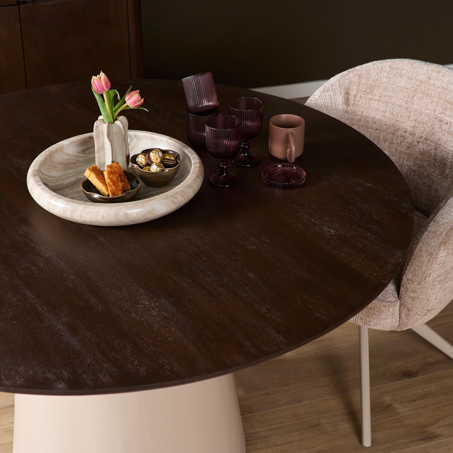 Eettafel Madison Brown | 150 cm - Industrieelinhuis.nl