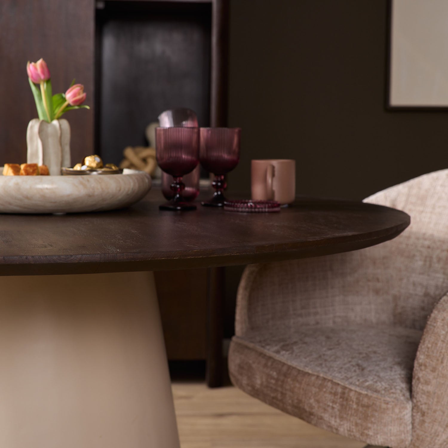 Eettafel Madison Brown | 150 cm - Industrieelinhuis.nl