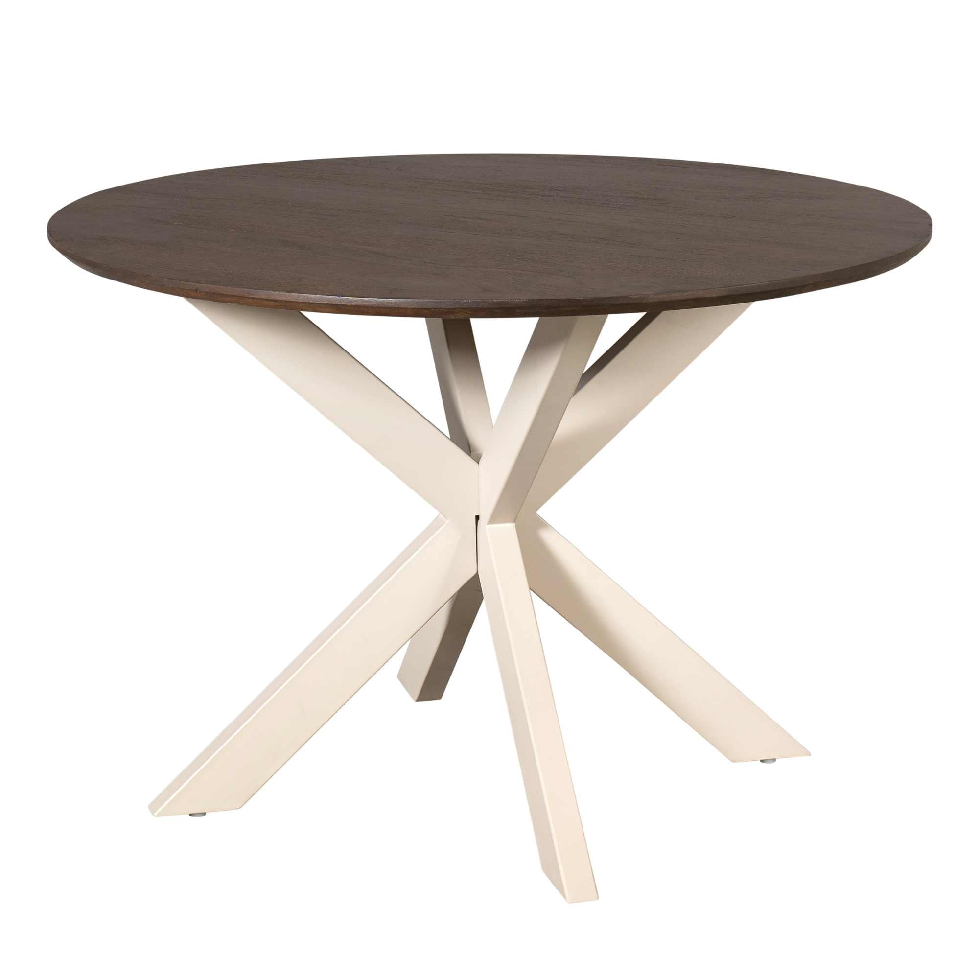 Eettafel Madison Brown | 110 cm | Poot Sand - Industrieelinhuis.nl