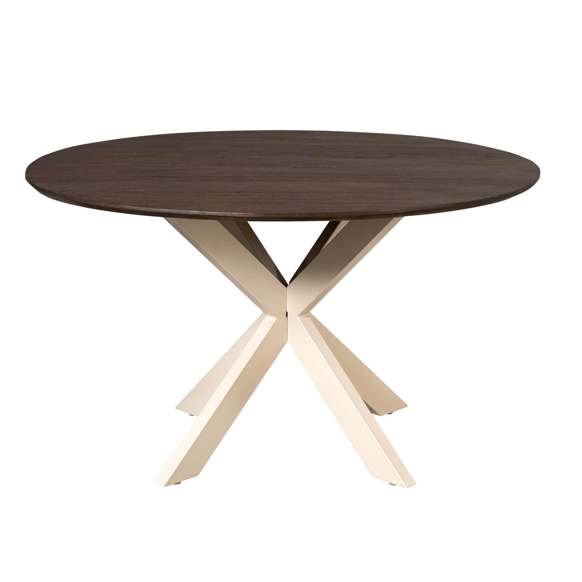 Eettafel Madison Brown | 150 cm | Poot Sand - Industrieelinhuis.nl