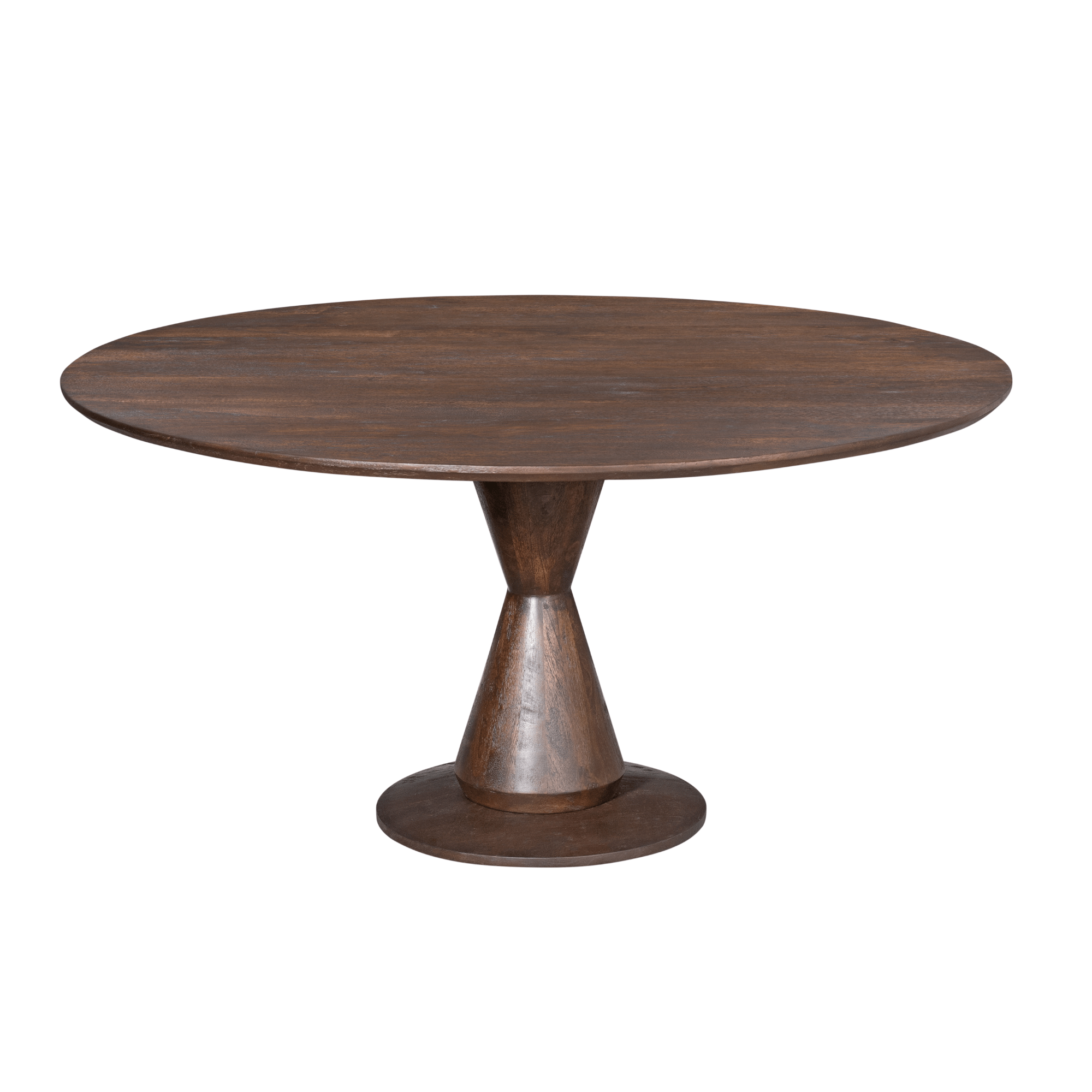 Eettafel Rond Lima Brown 130cm - Industrieelinhuis.nl