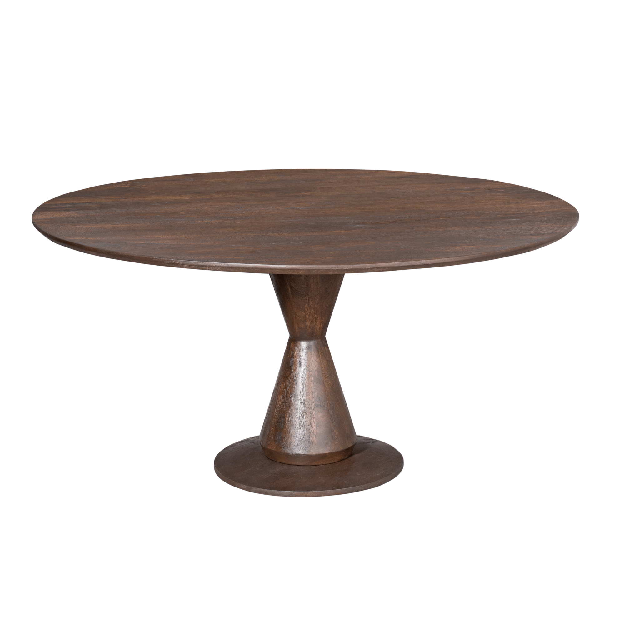 Eettafel Rond Lima Brown 130cm - Industrieelinhuis.nl