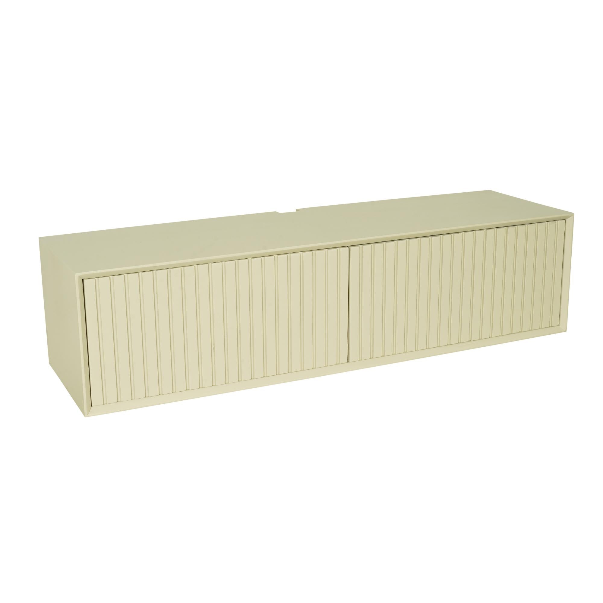 Zwevend tv meubel Maddie Zand 120 cm - Industrieelinhuis.nl