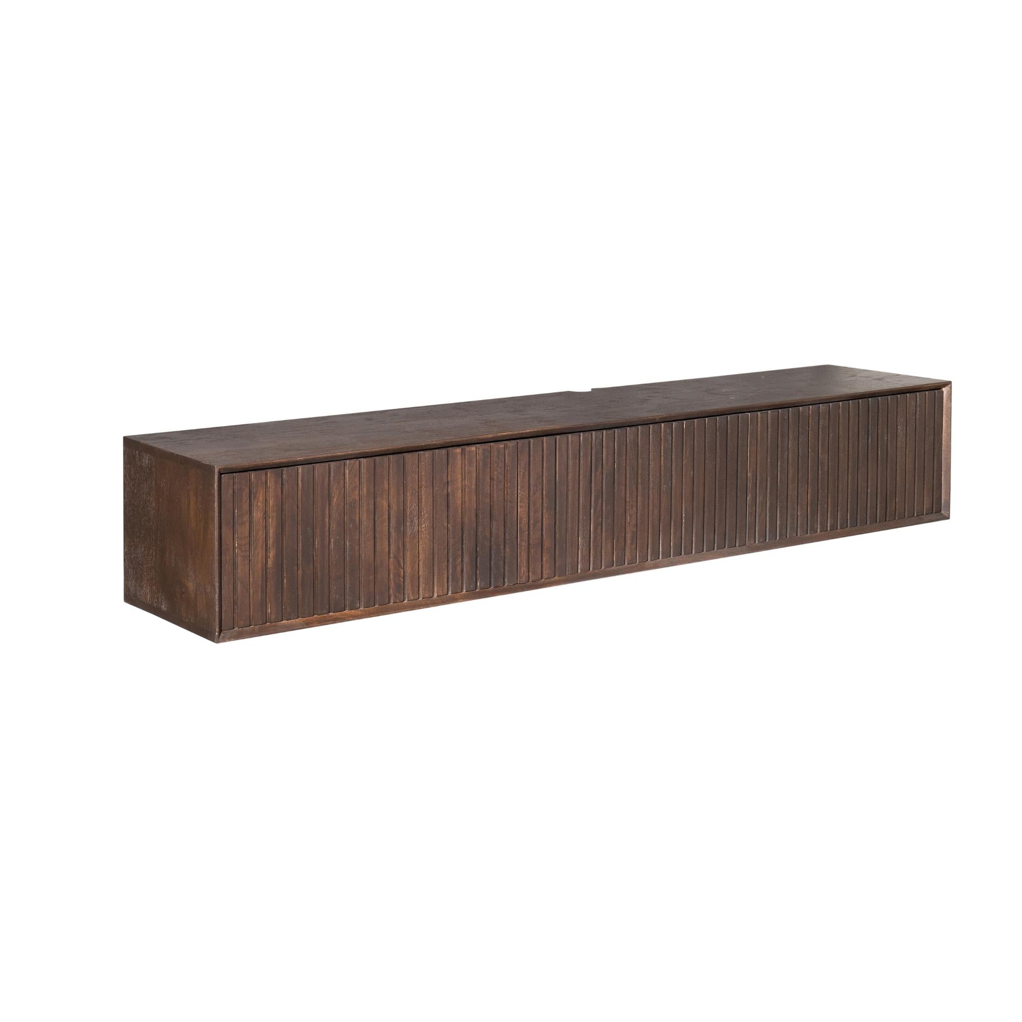 Zwevend tv meubel Madison Brown | 160 cm - Industrieelinhuis.nl