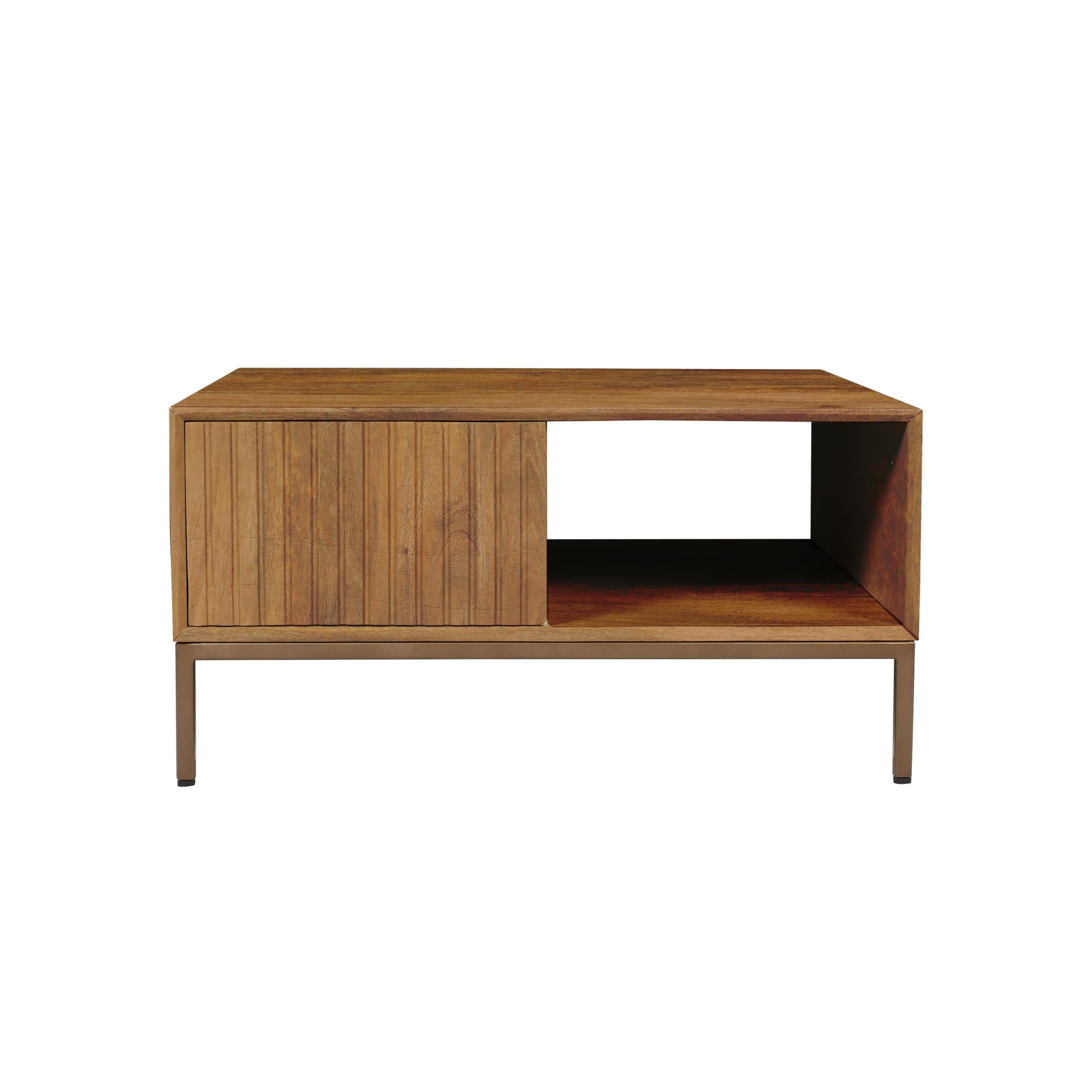 Salontafel Madison Natural 80 cm - Industrieelinhuis.nl