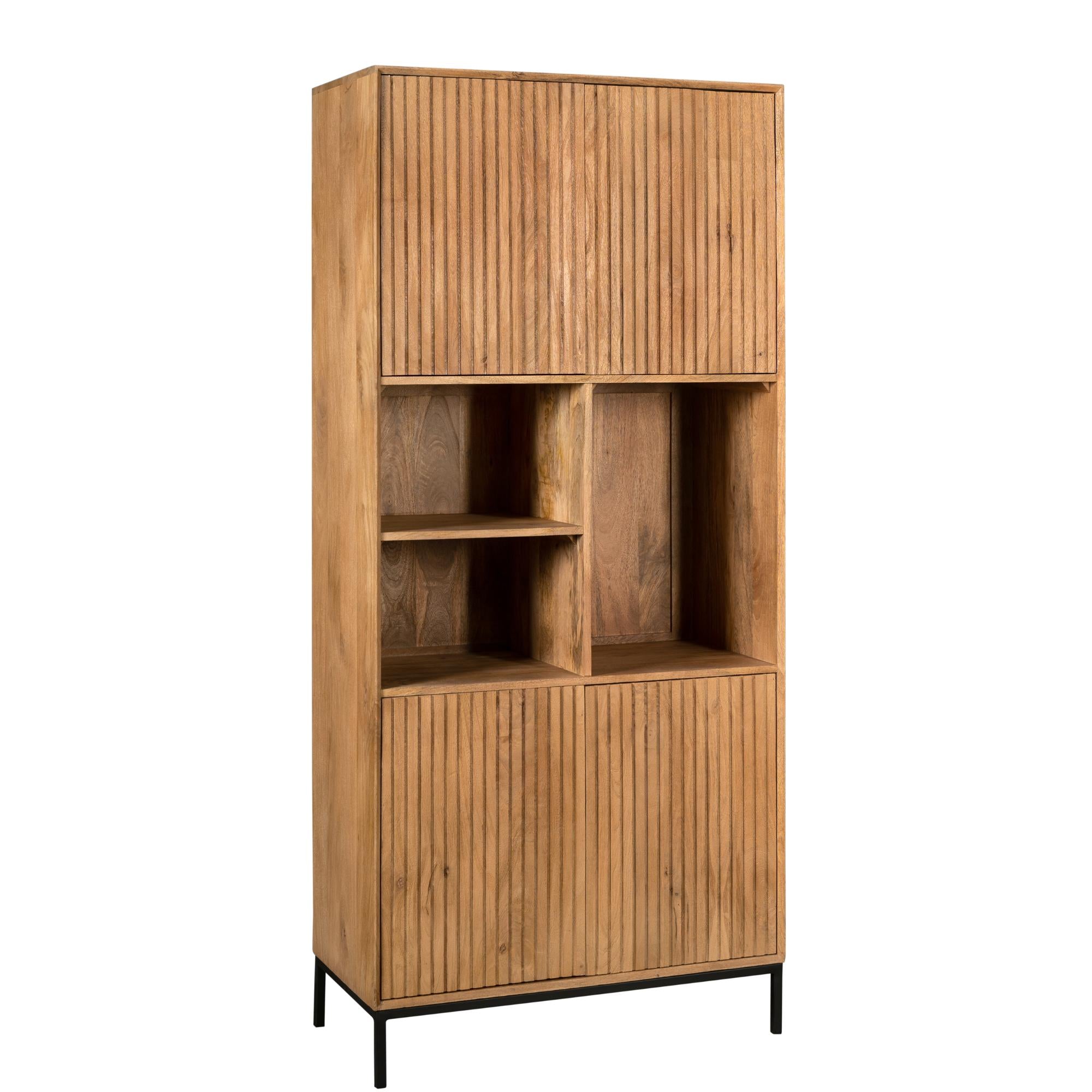 Vakkenkast Madison Natural 90 cm - Industrieelinhuis.nl