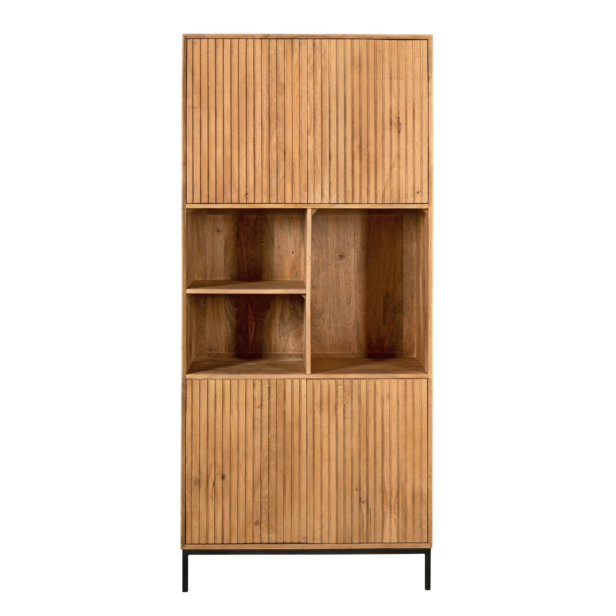 Vakkenkast Madison Natural 90 cm - Industrieelinhuis.nl