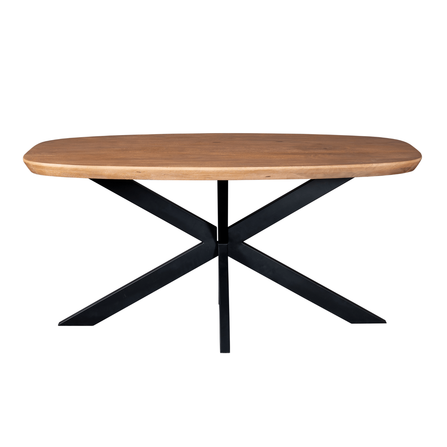 Eettafel Madison Naturel | 160 cm | Deens ovaal - Industrieelinhuis.nl