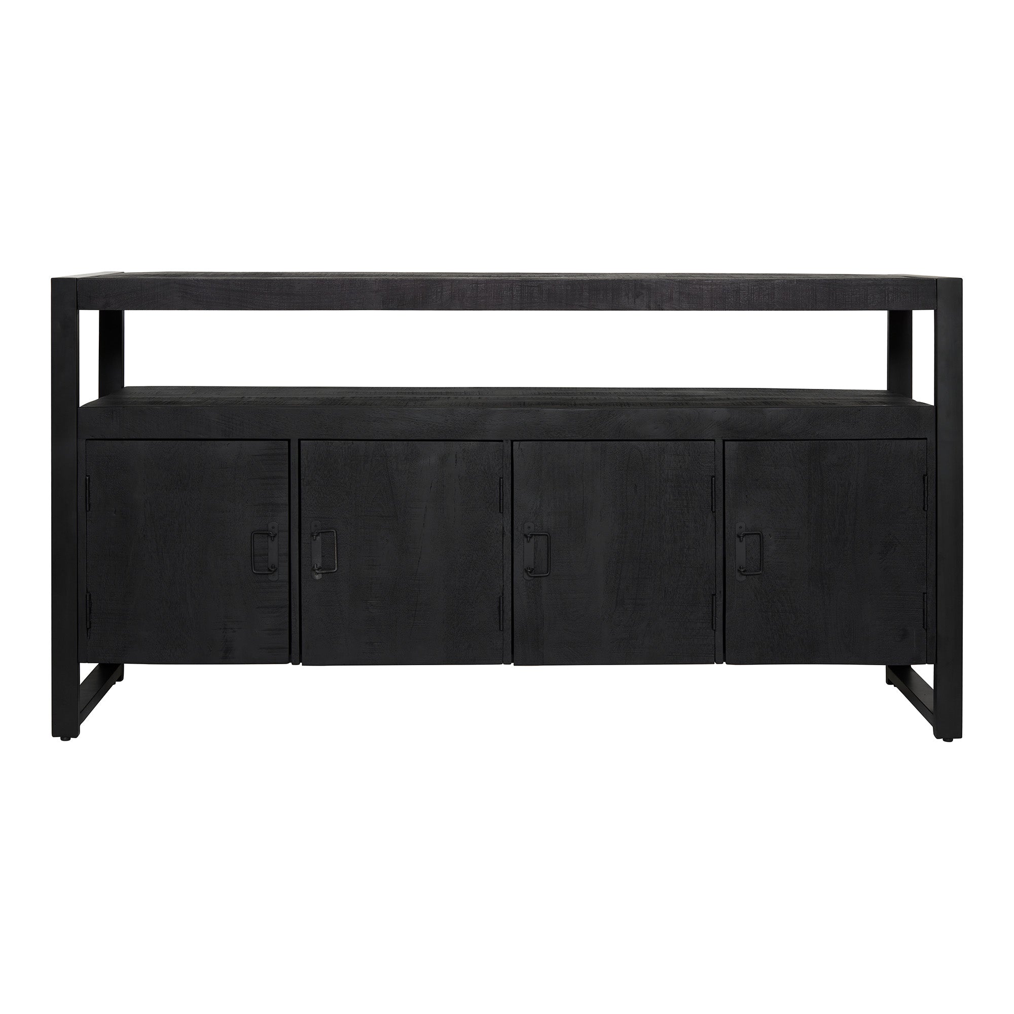 Dressoir Boaz Black | 175 cm - Industrieelinhuis.nl