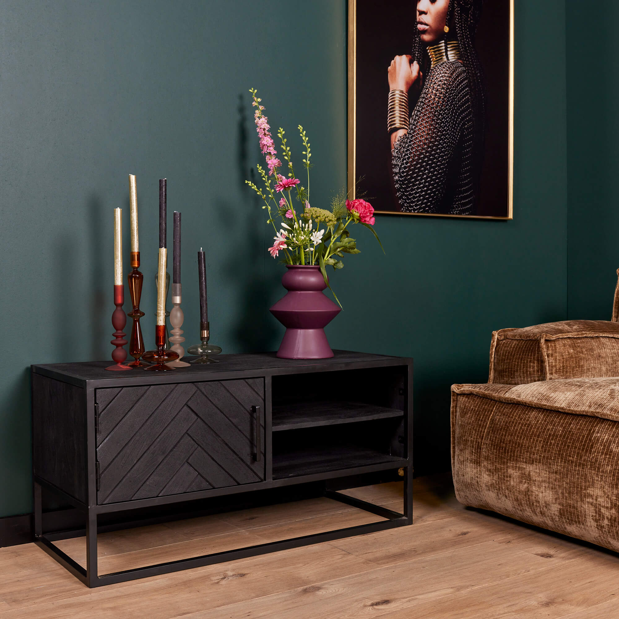 Tv meubel New York | 100 cm - Industrieelinhuis.nl