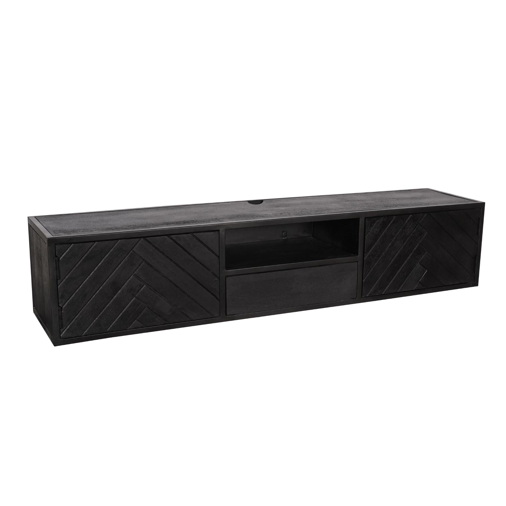 Zwevend tv meubel New York | 160 cm - Industrieelinhuis.nl