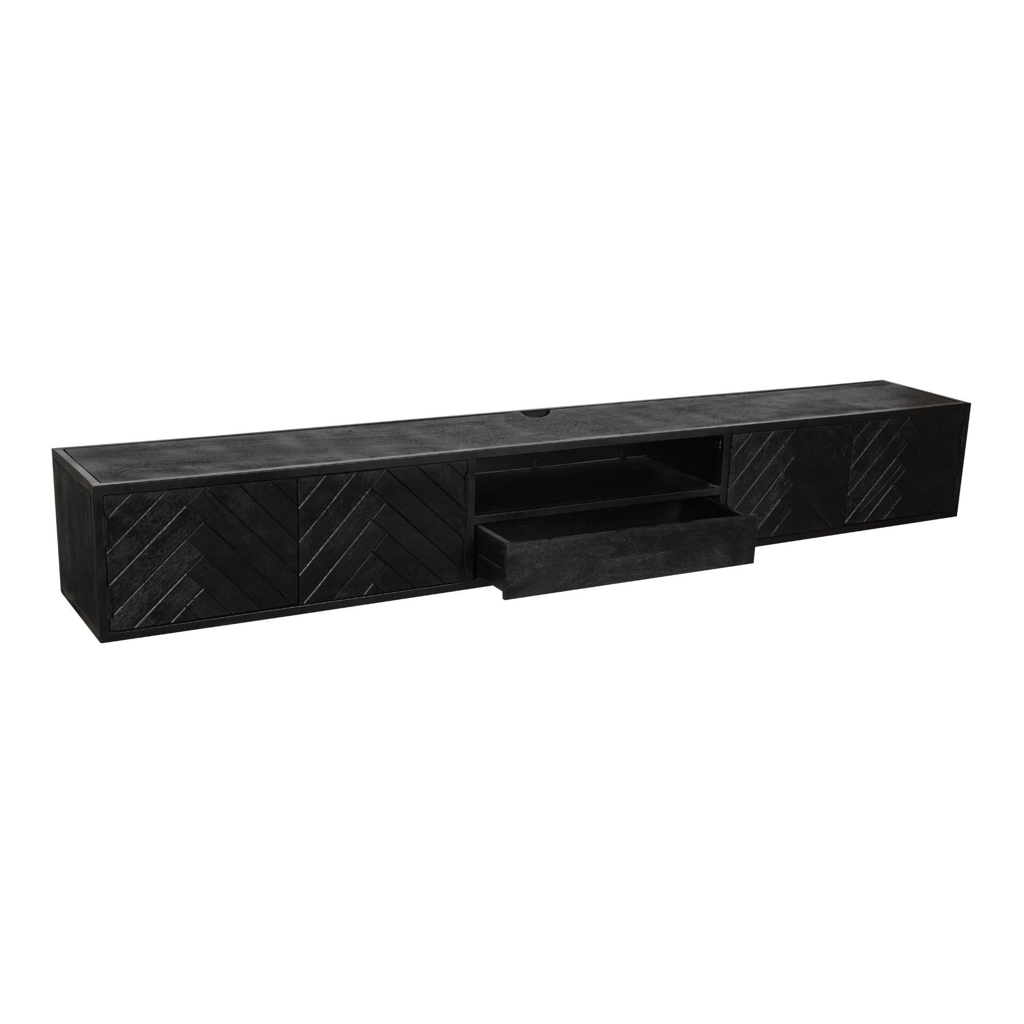 Zwevend tv meubel New York 280 cm - Industrieelinhuis.nl