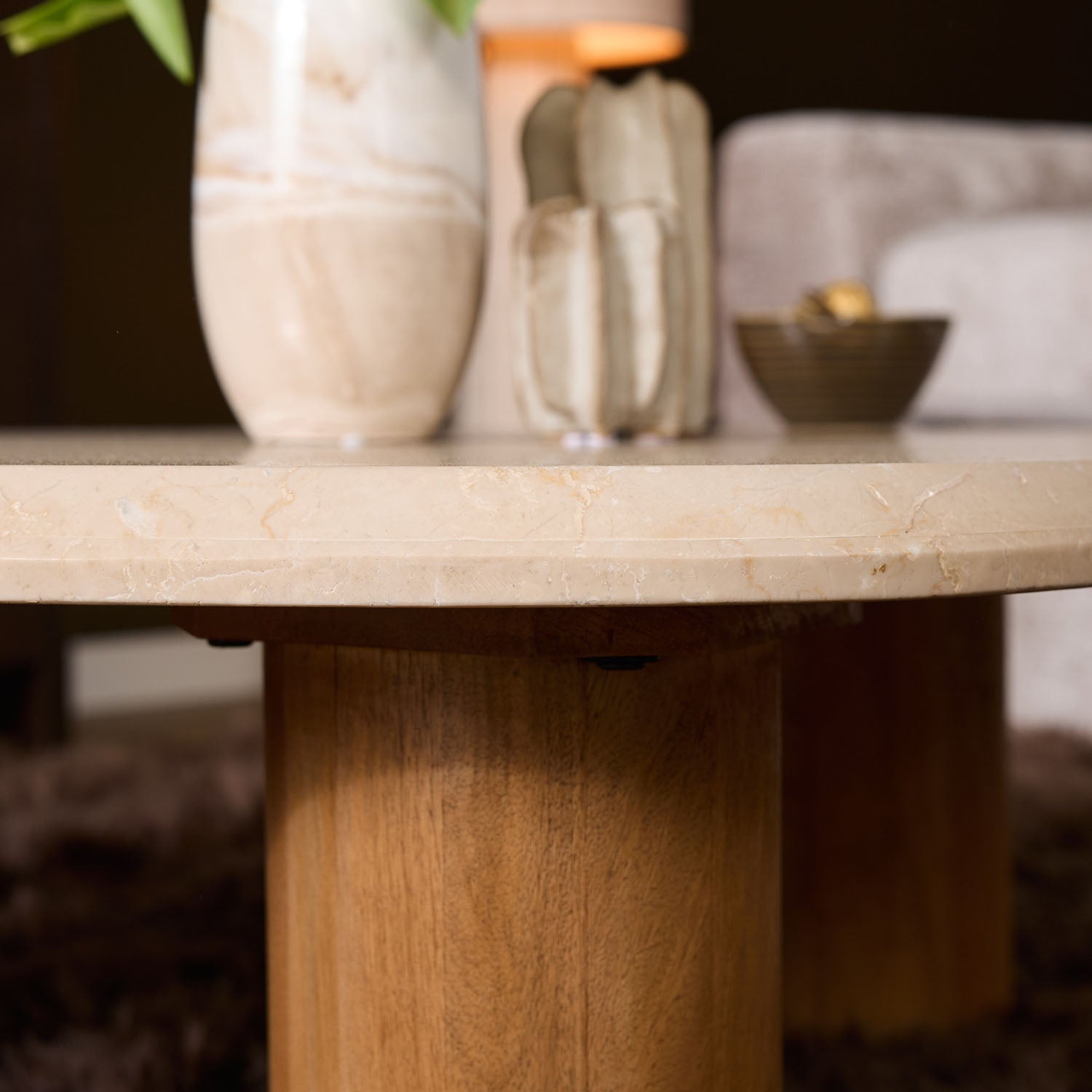 Organische Salontafel Nuvé | 100 cm - Industrieelinhuis.nl