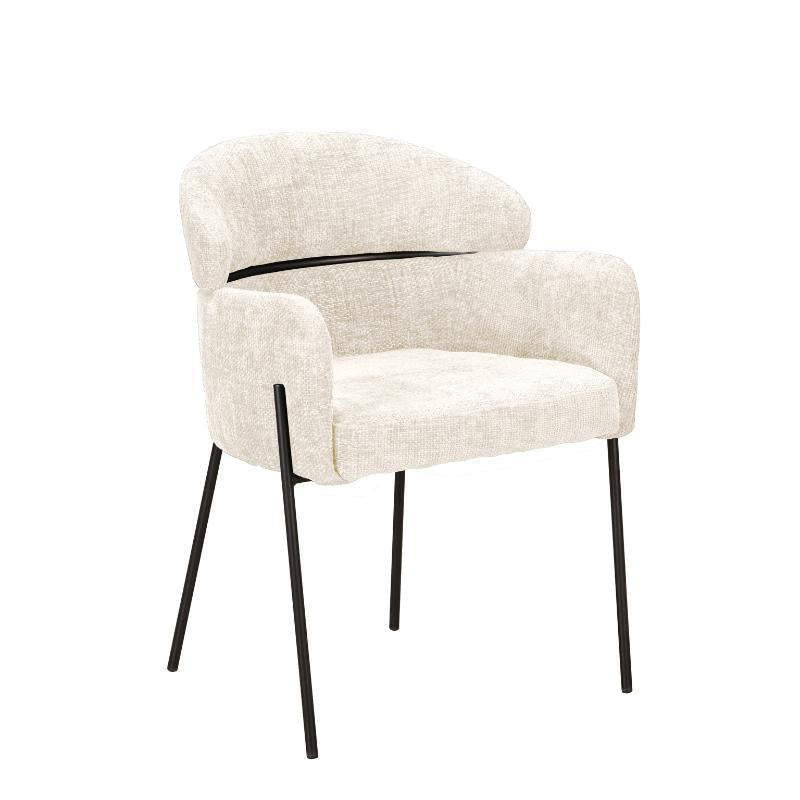 Eetkamerstoel Nox Wit (bestellen per 2) - Industrieelinhuis.nl