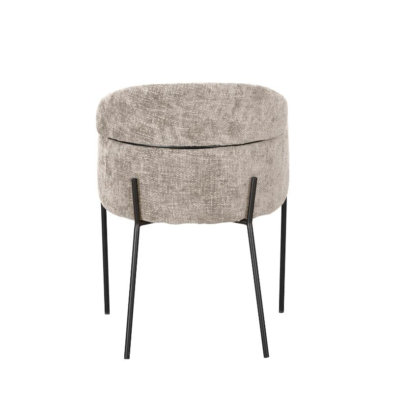 Eetkamerstoel Nox Creme (bestellen per 2) - Industrieelinhuis.nl