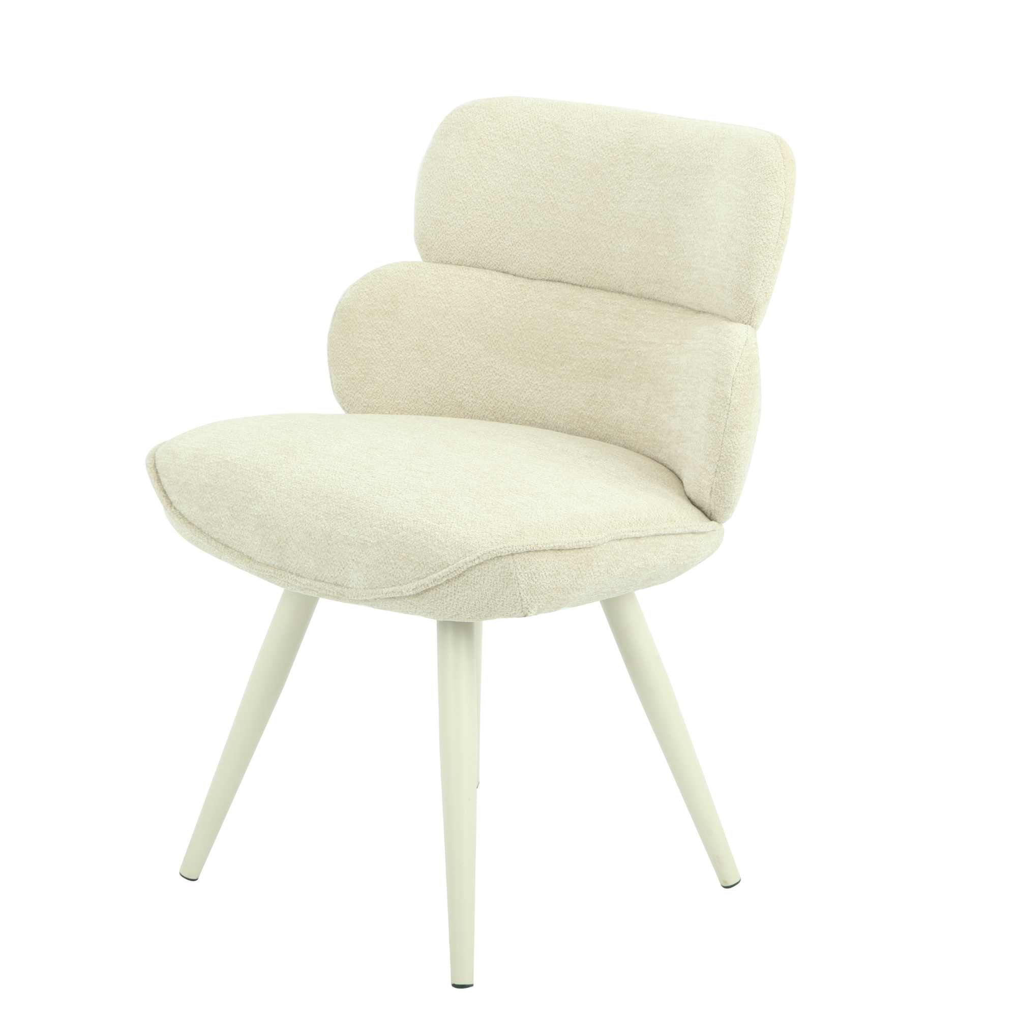 Eetkamerstoel Abby Beige - Industrieelinhuis.nl
