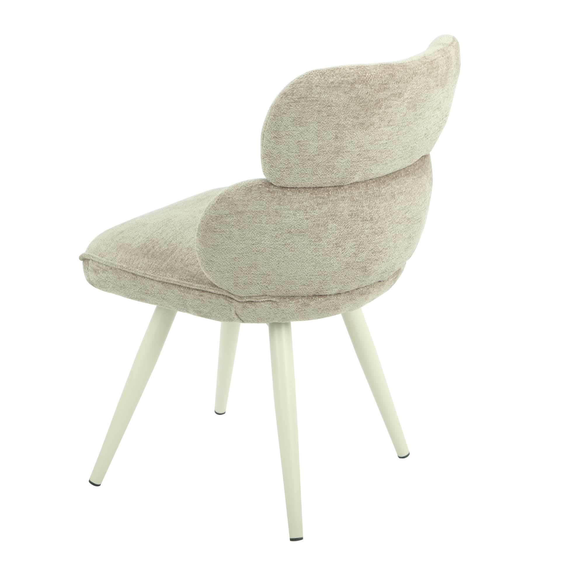 Eetkamerstoel Abby Taupe - Industrieelinhuis.nl