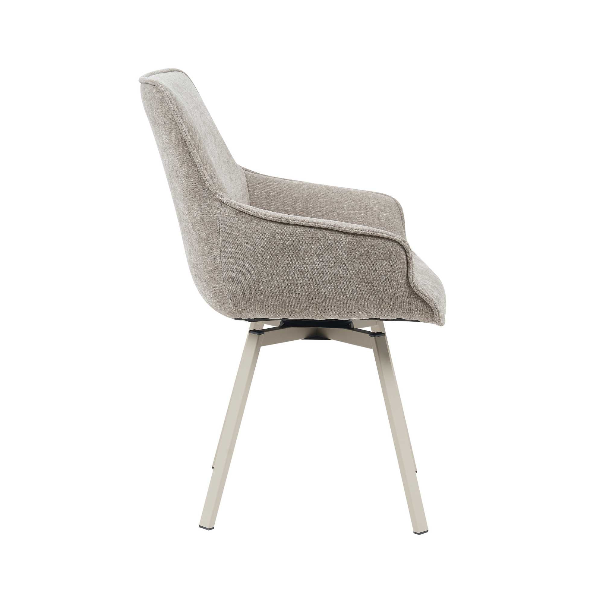 Eetkamerstoel Mees Taupe - Industrieelinhuis.nl