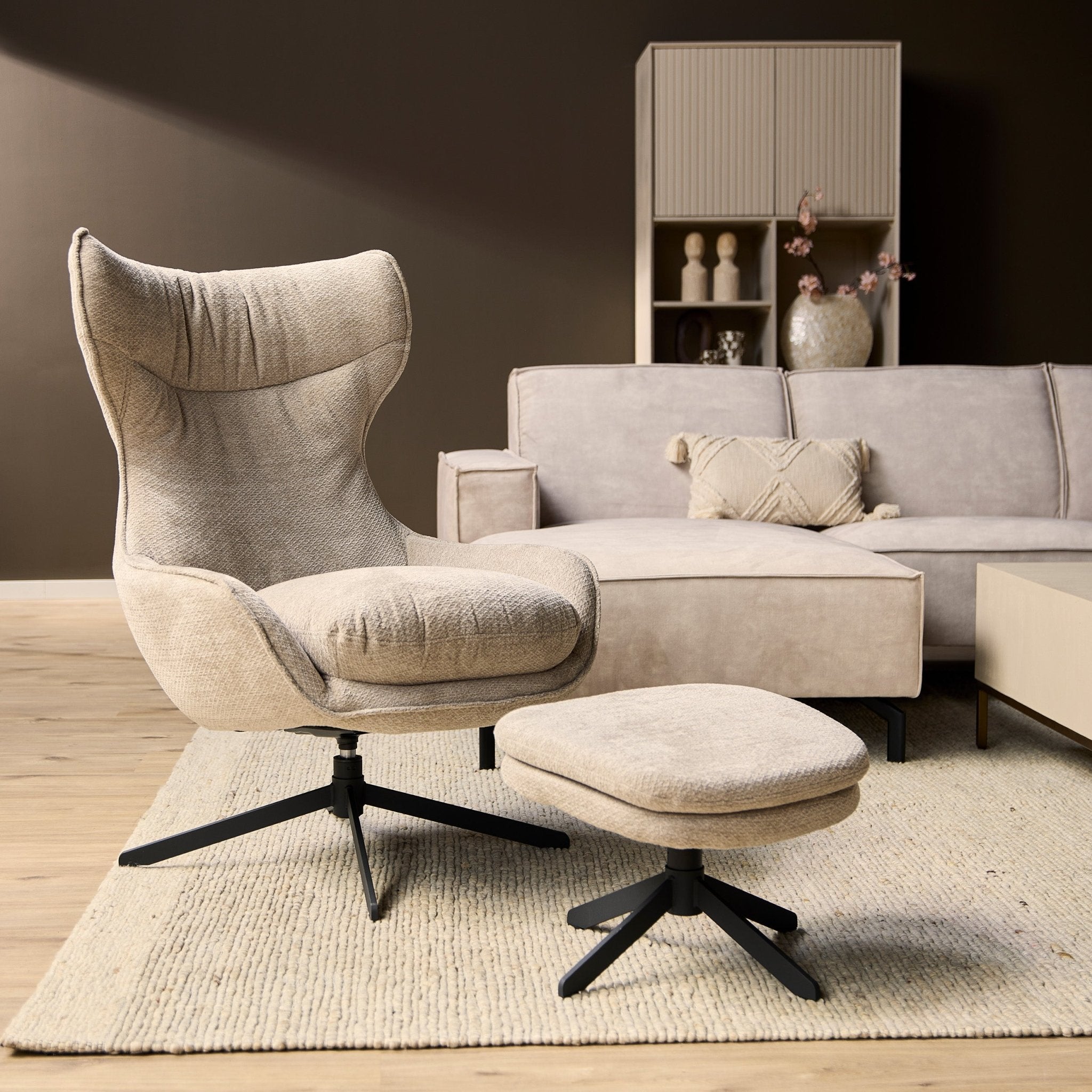 Fauteuil Olivia Creme - Industrieelinhuis.nl