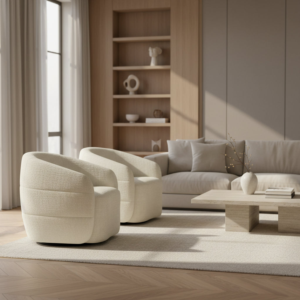 Fauteuil Yara Off White - Industrieelinhuis.nl
