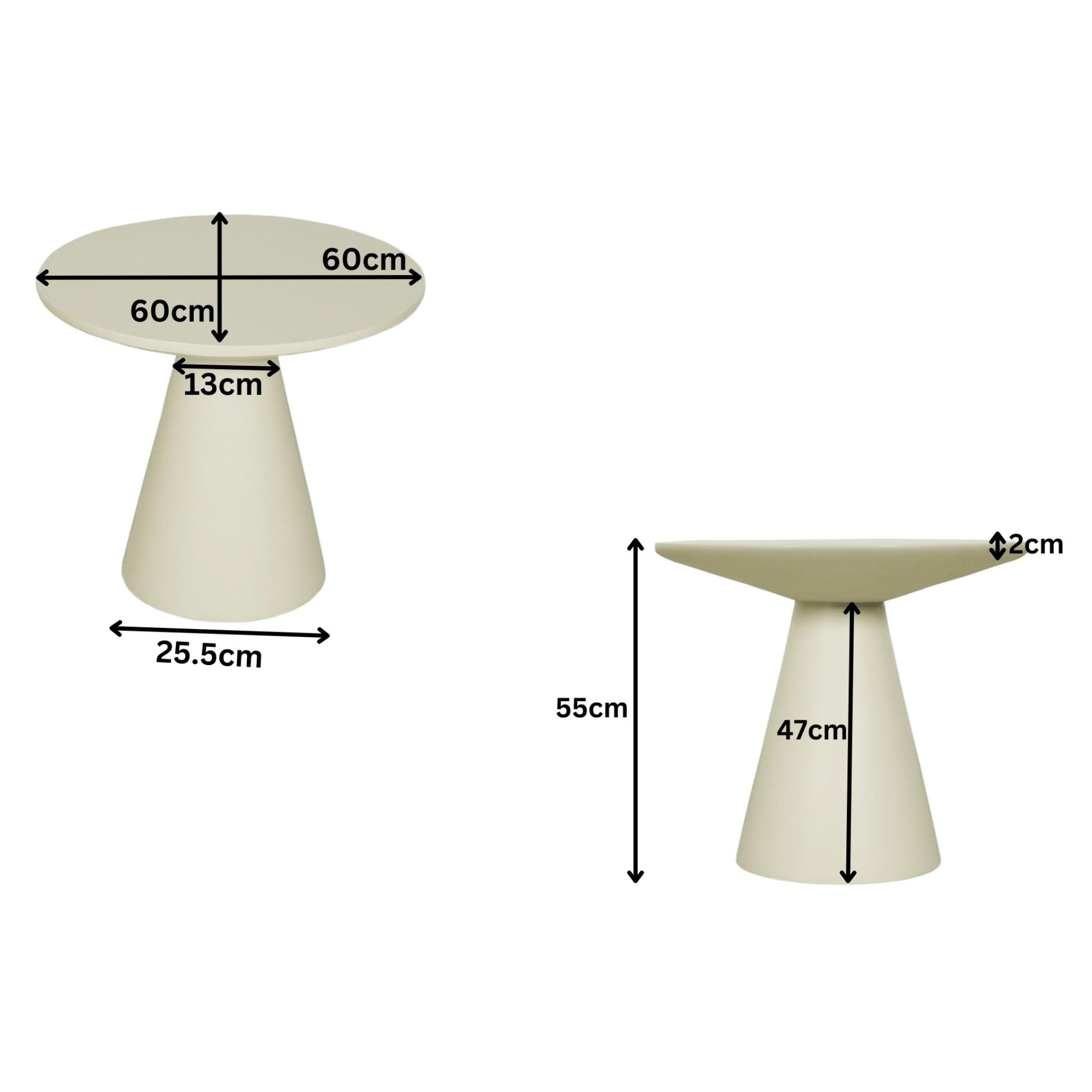 Salontafel Bellis 60 cm