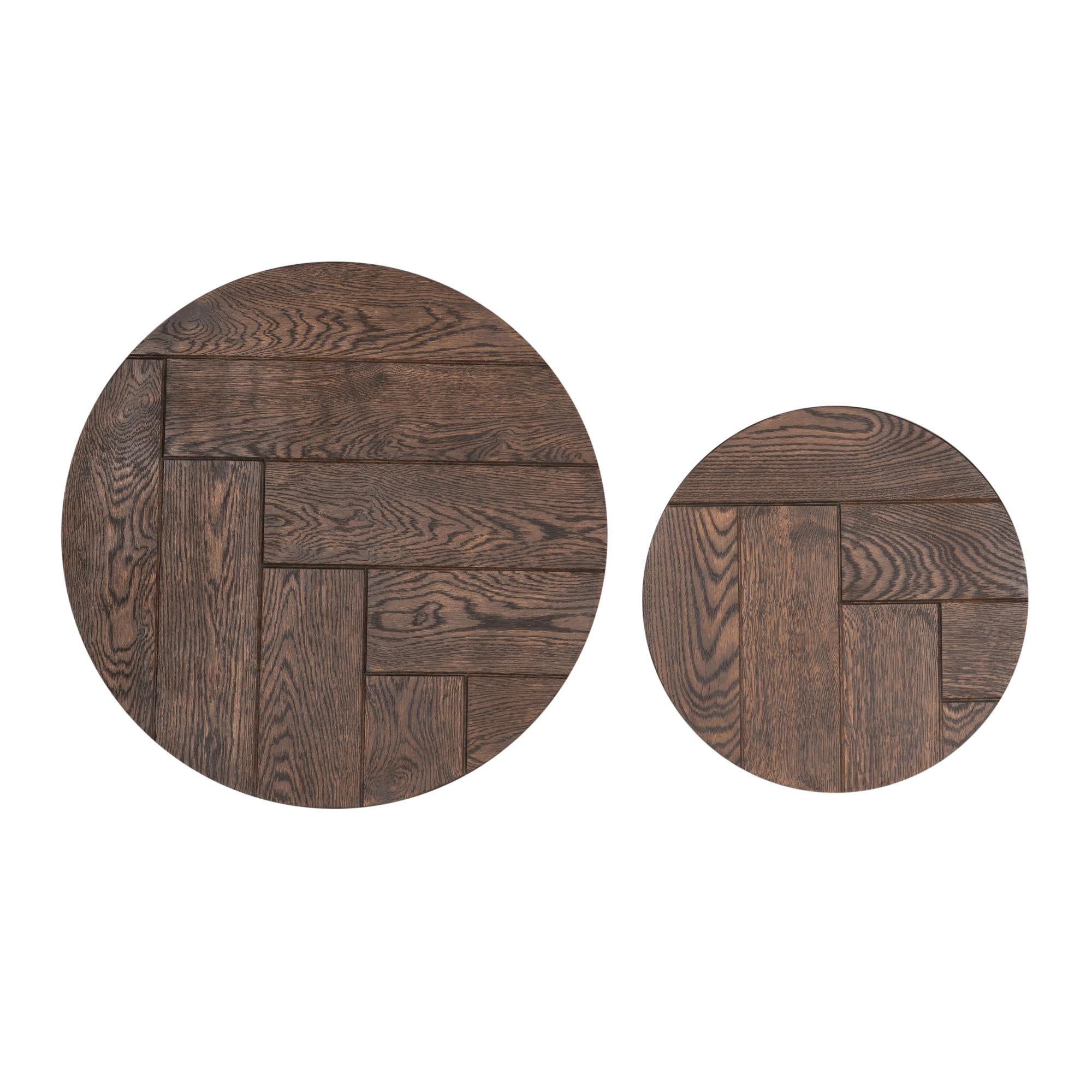 Salontafel Otik Brown Oak | 70 cm | Set van 2