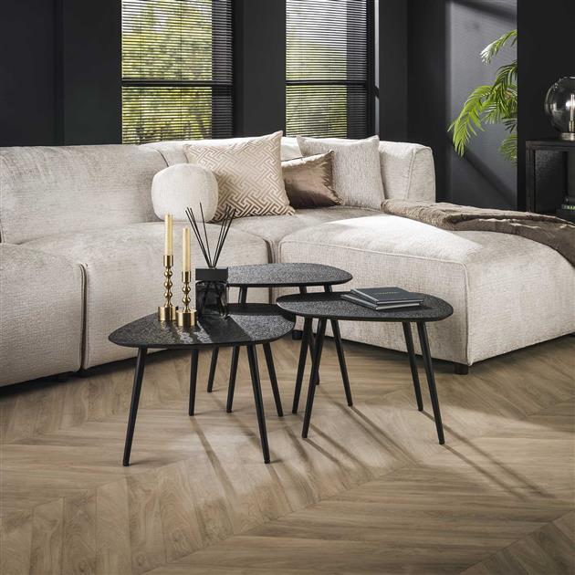 Salontafel set van 3 Remy Organisch | Organische salontafels