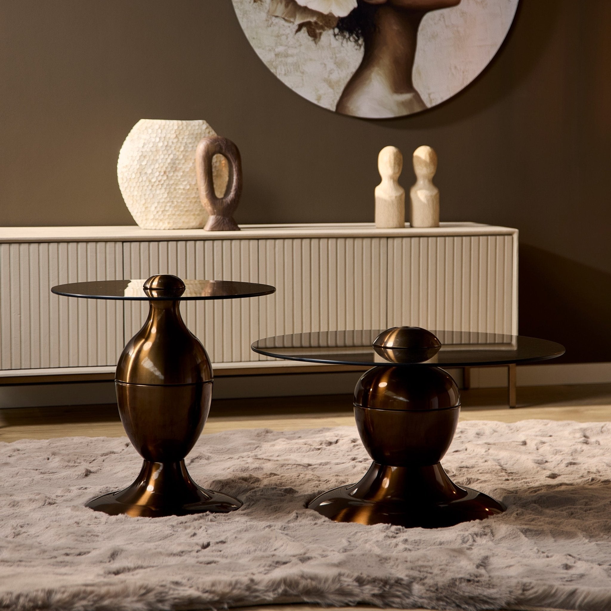 Salontafelset June Glas