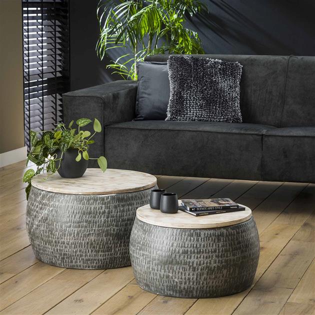 Salontafelset Zoe Rond