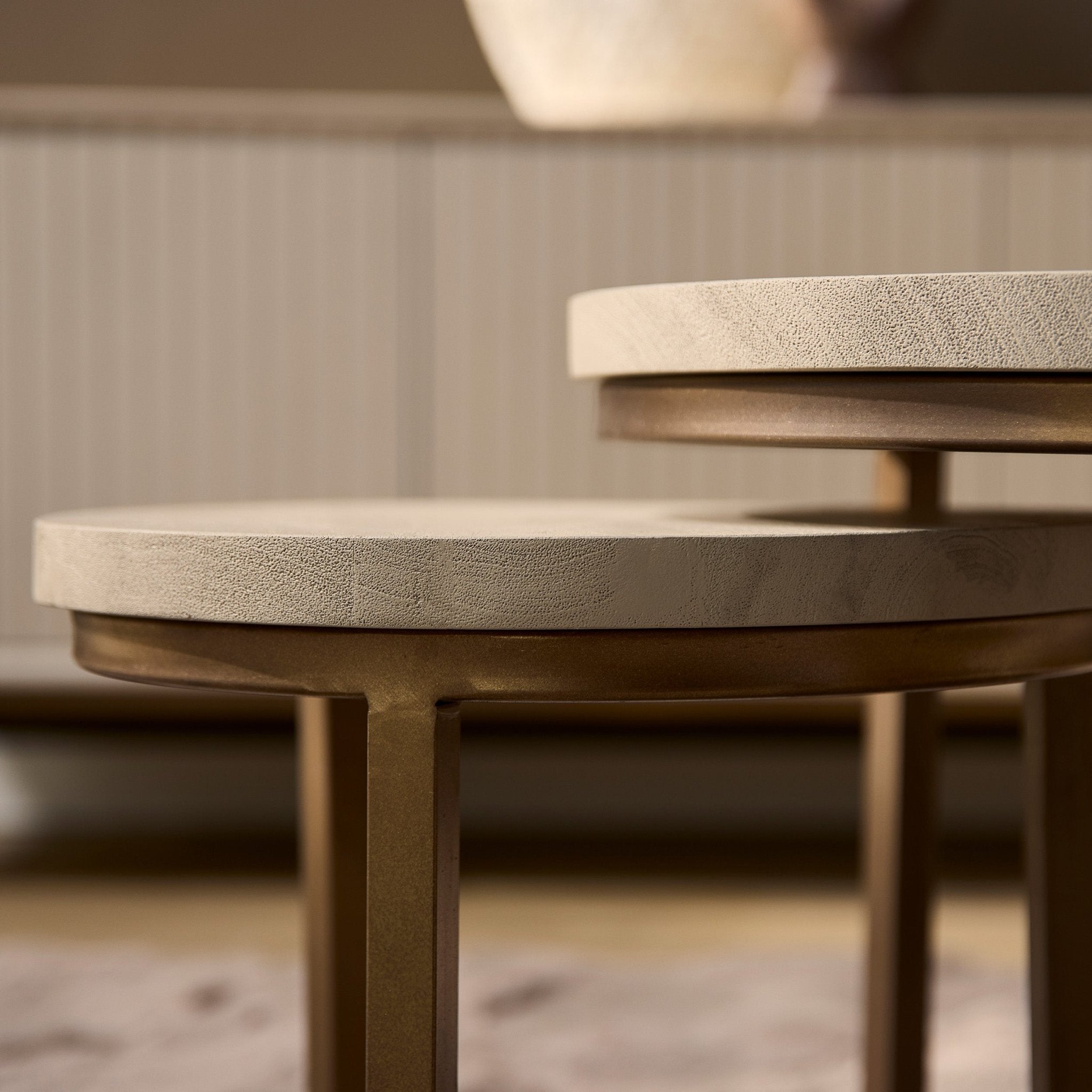 Salontafelset van 3 Madison Sand70 cm