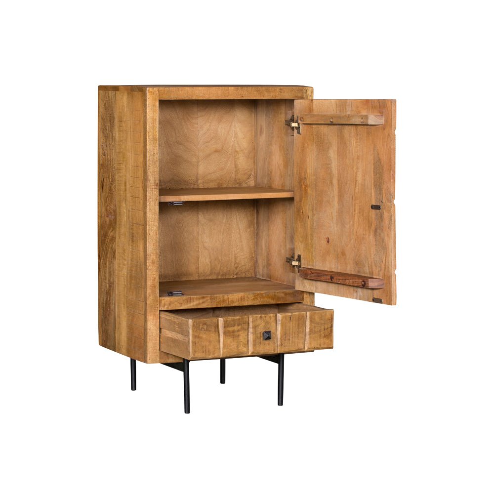 Servieskast mangohout Brandy | 1 deur | 1 lade