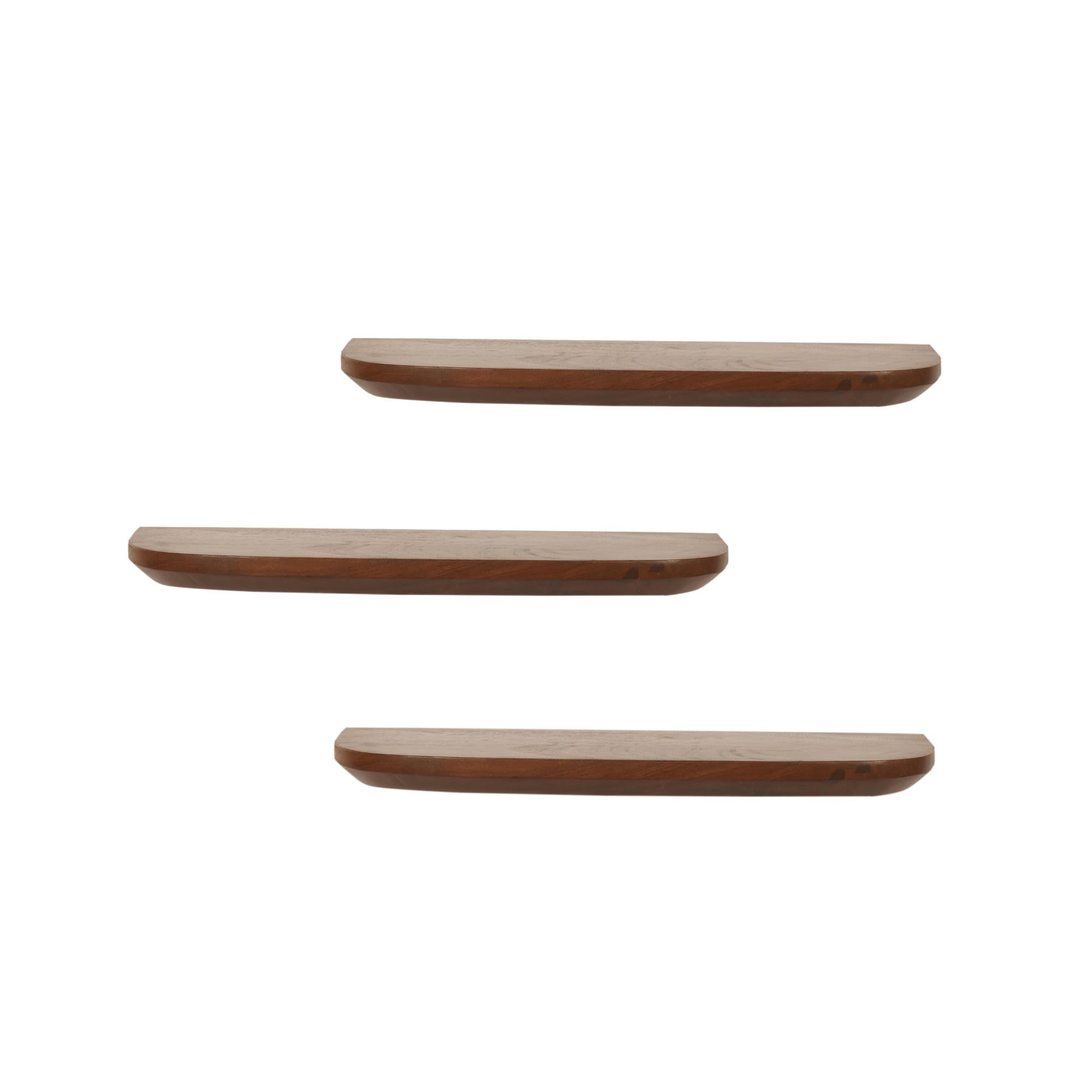 Wandplank Gusta Naturel | Set van 3 | zwevend