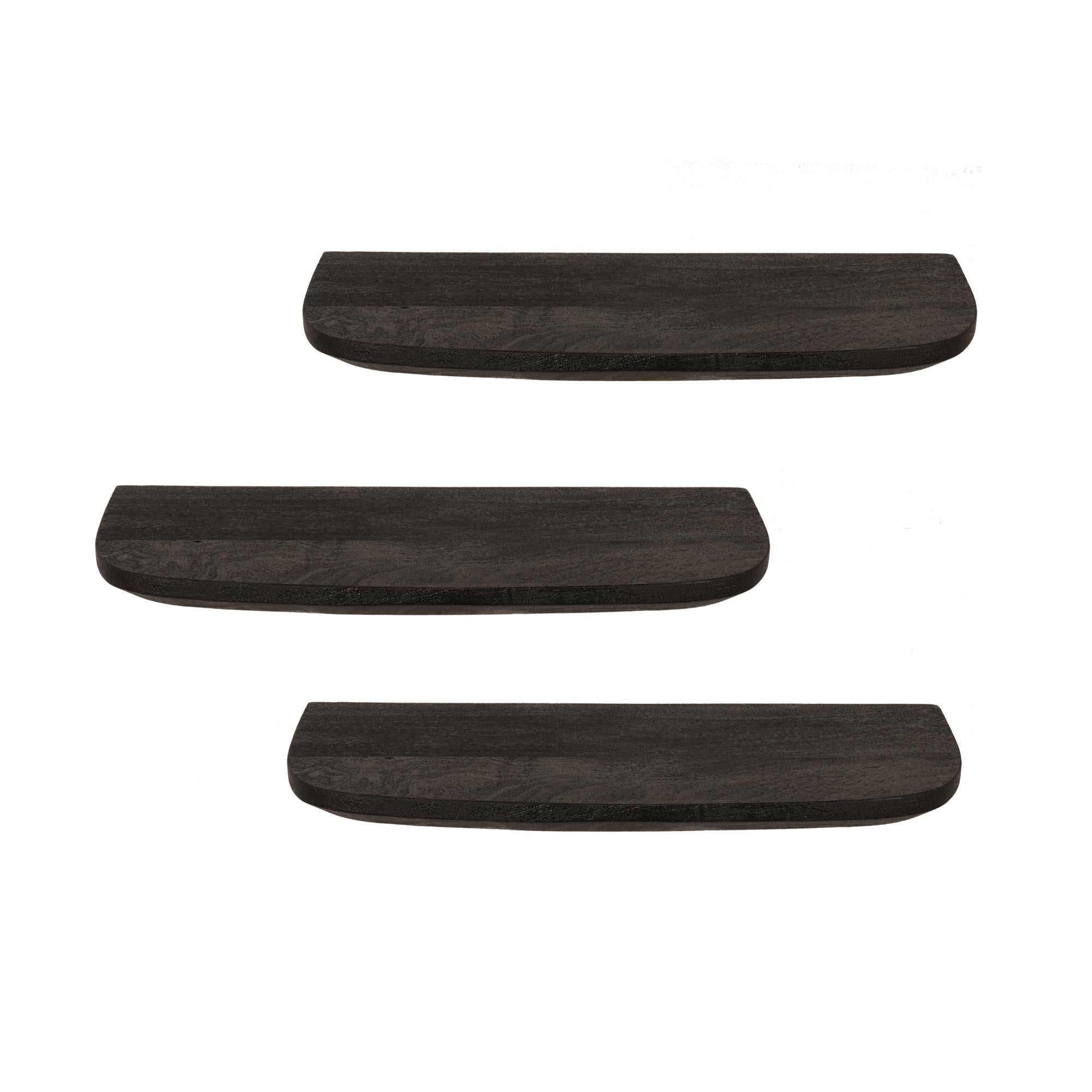 Wandplank Gusta Naturel | Set van 3 | zwevend