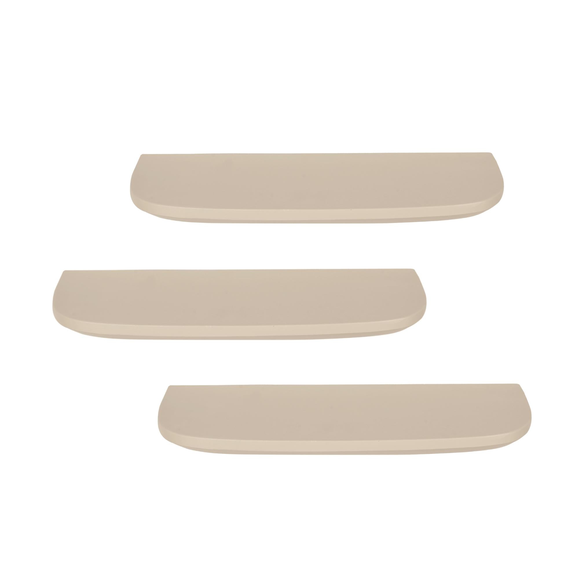 Wandplank Set van 3 Lume | Sand | zwevend