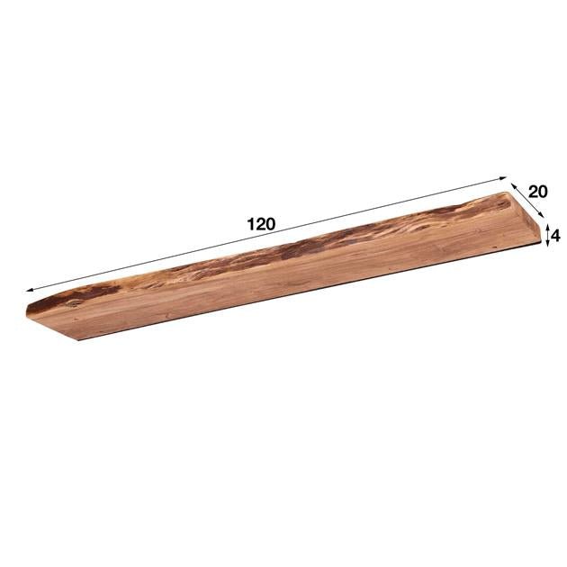 Wandplank edge Eddie 120cm | zwevend