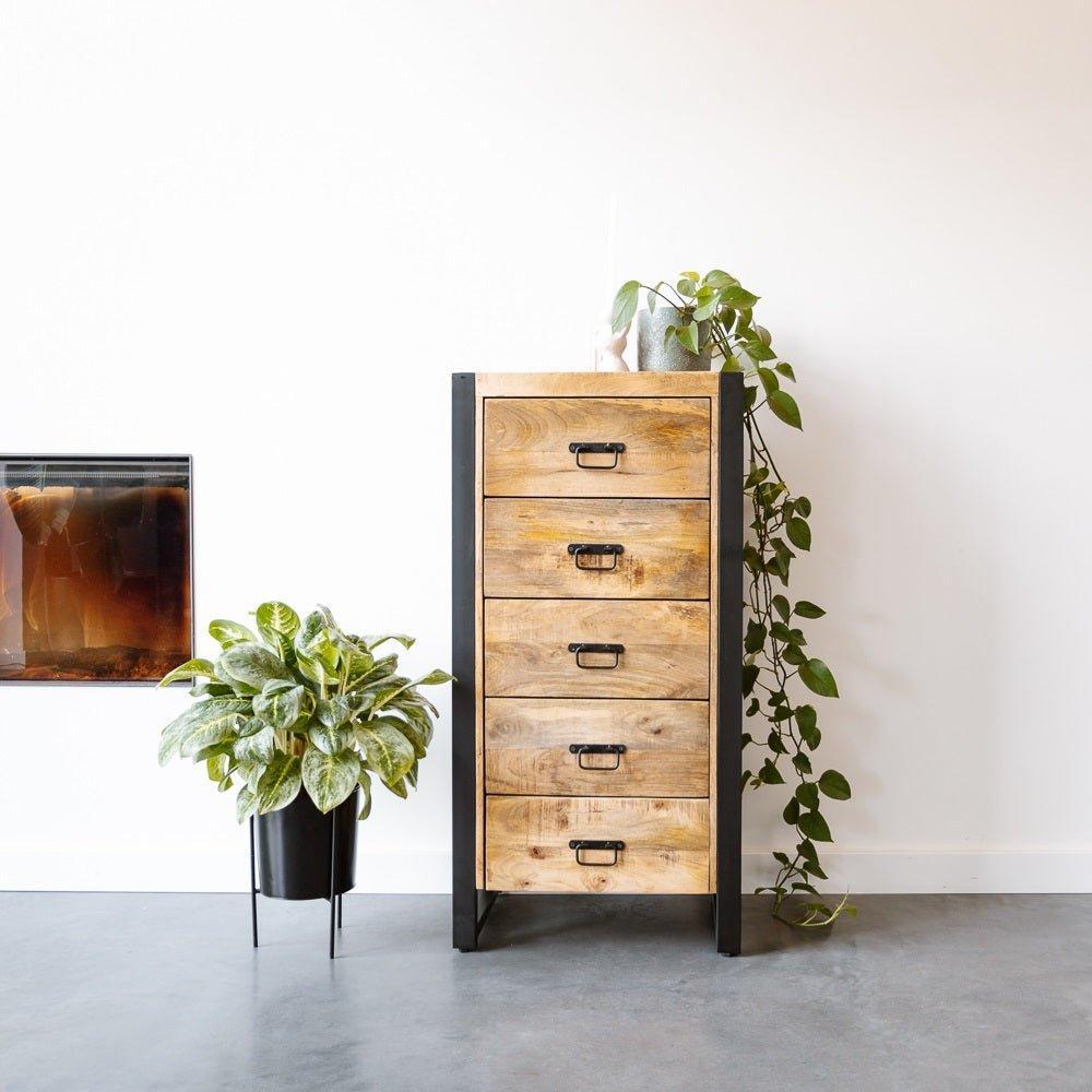 Ladekast Britt - Industrieelinhuis.nl