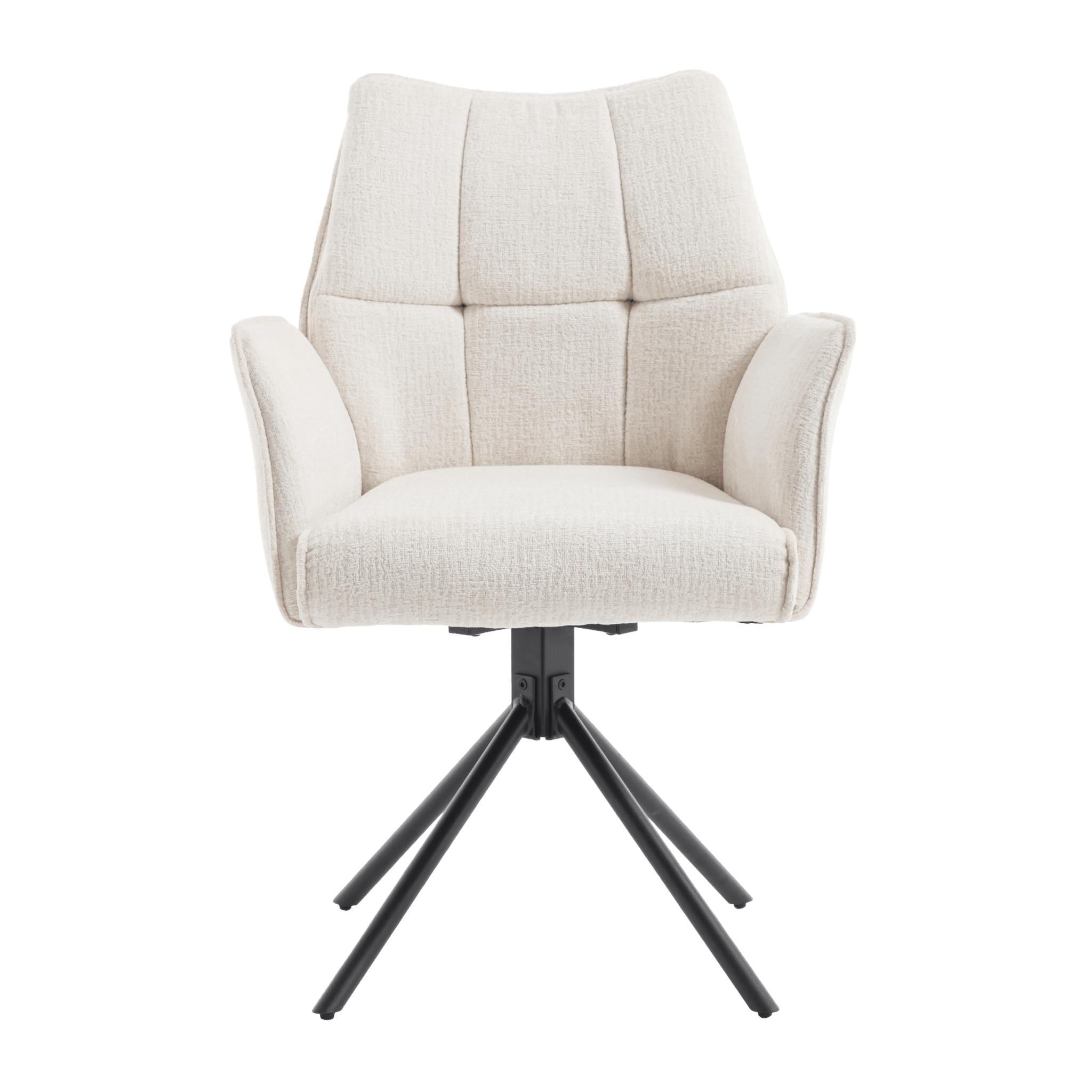 Eetkamerstoel Sem Tresor 22 Ecru - Industrieelinhuis.nl