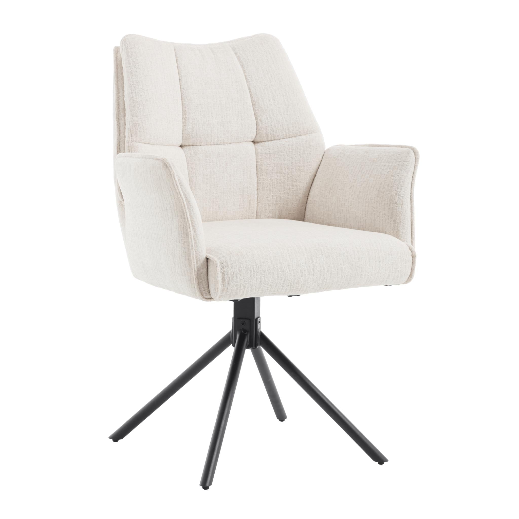 Eetkamerstoel Sem Tresor 22 Ecru - Industrieelinhuis.nl