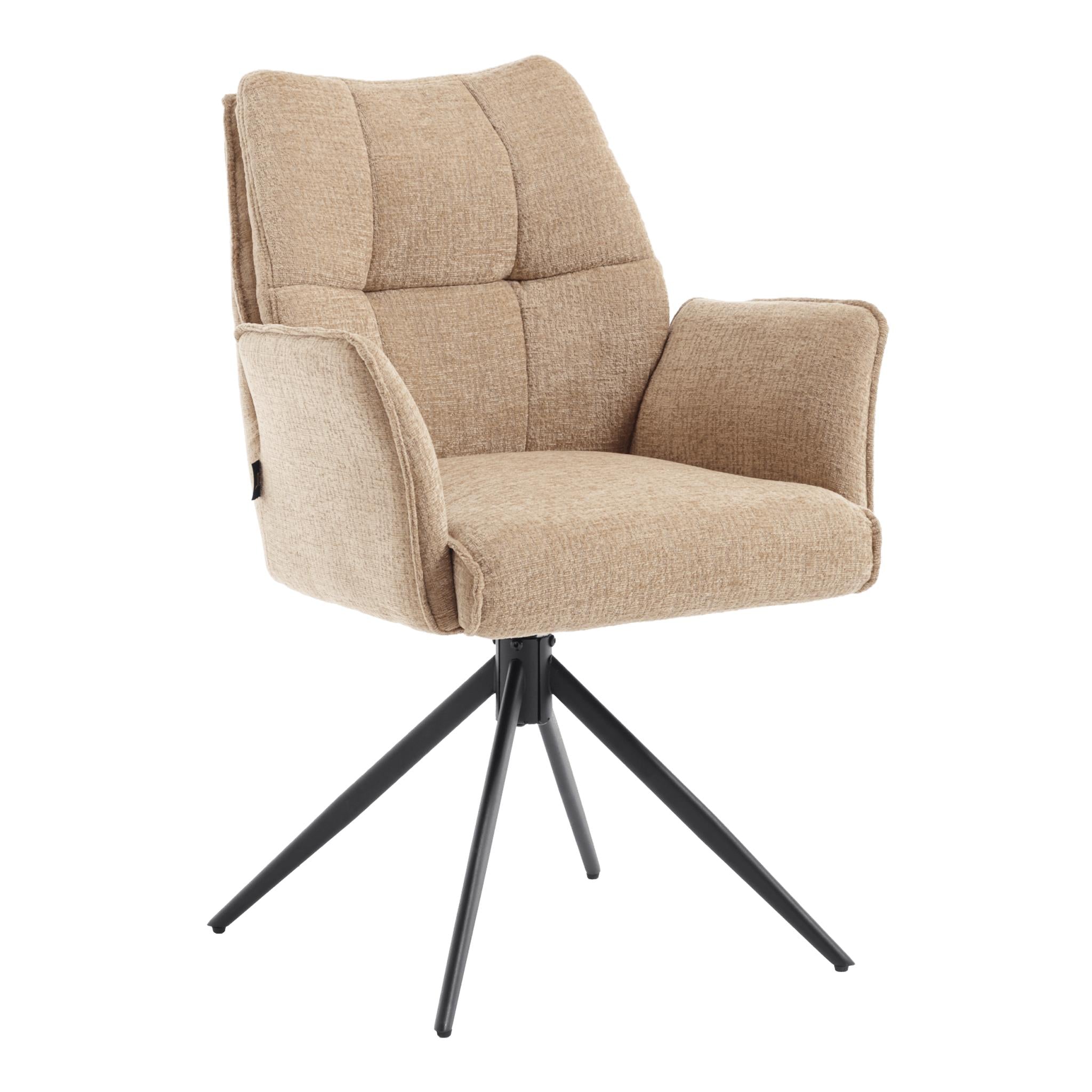 Eetkamerstoel Sem Tresor 31 Lichtbruin - Industrieelinhuis.nl