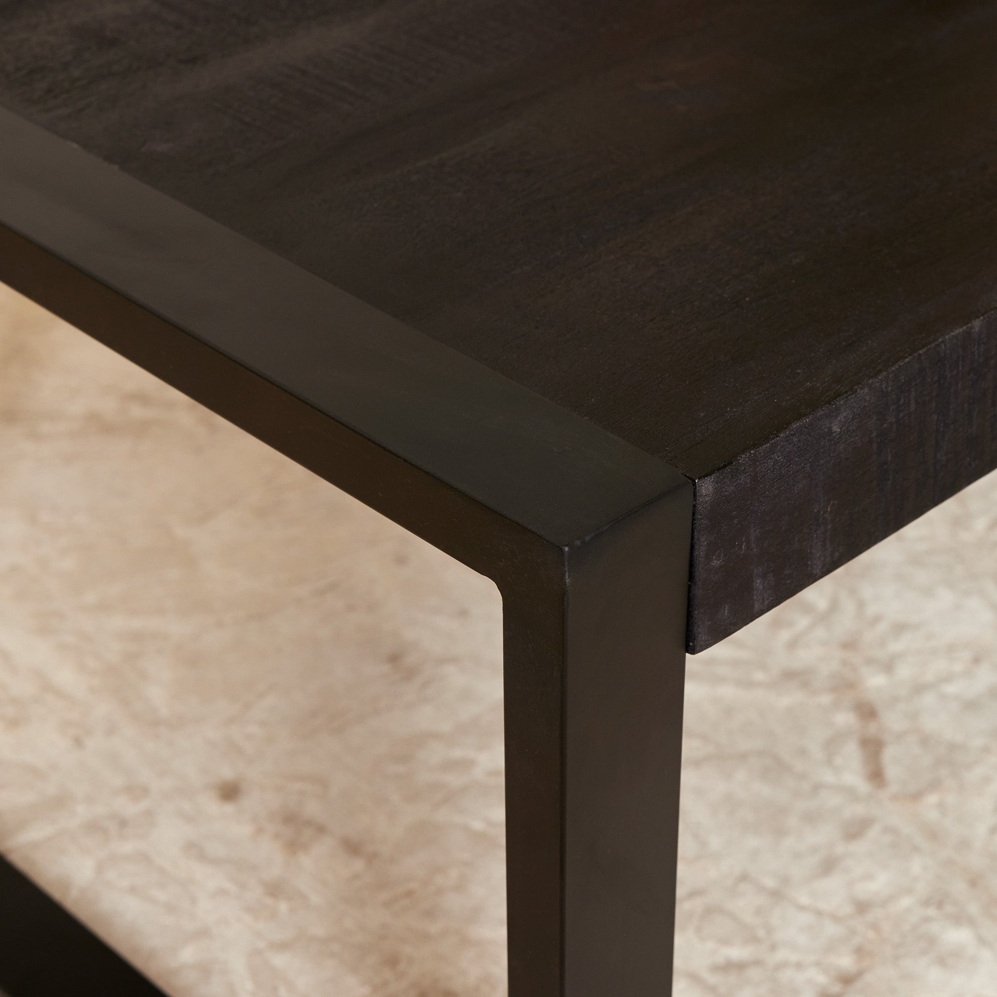 Salontafel Boaz Black | 110 cm - Industrieelinhuis.nl