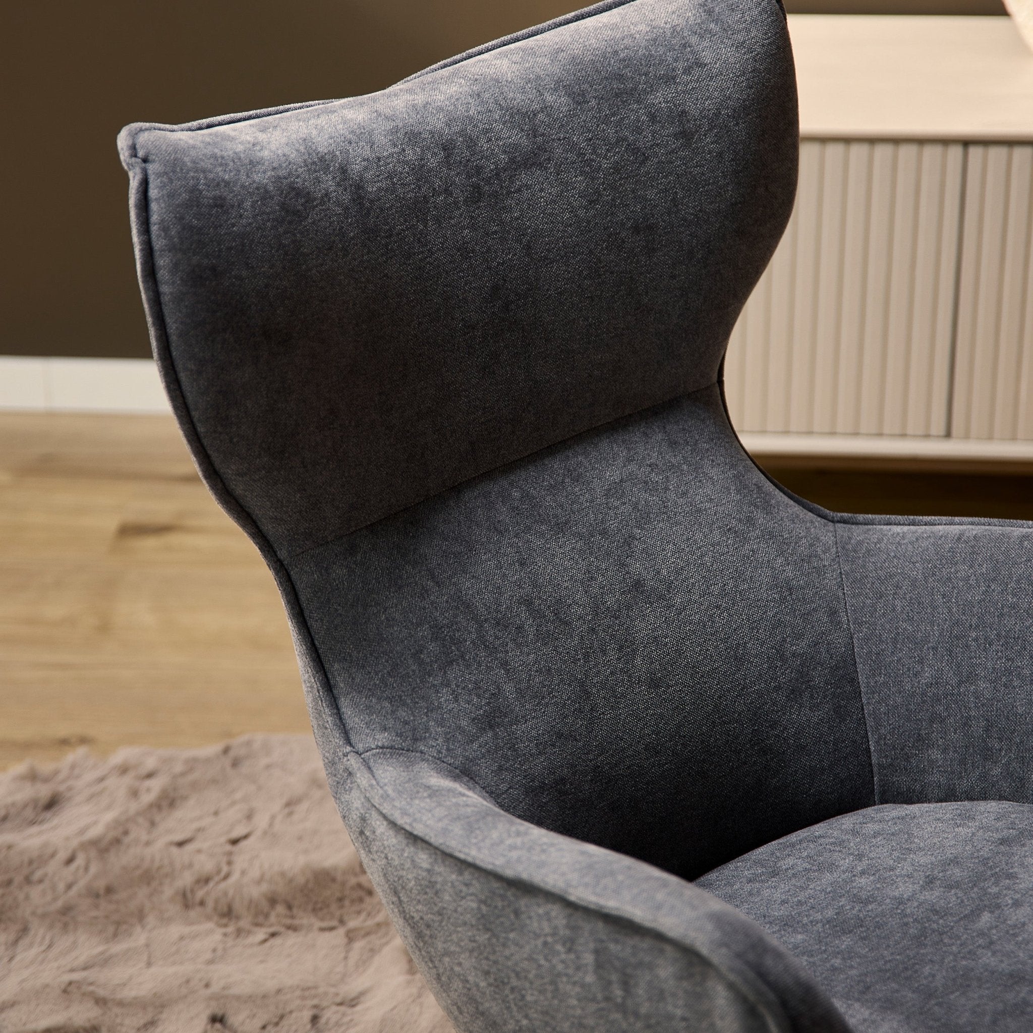 Fauteuil Julia Antraciet - Industrieelinhuis.nl
